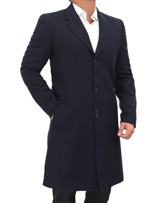 Tailored men's long coat
