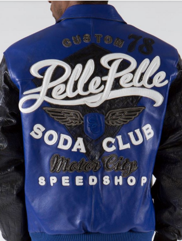 Sapphire plush streetwear jacket
