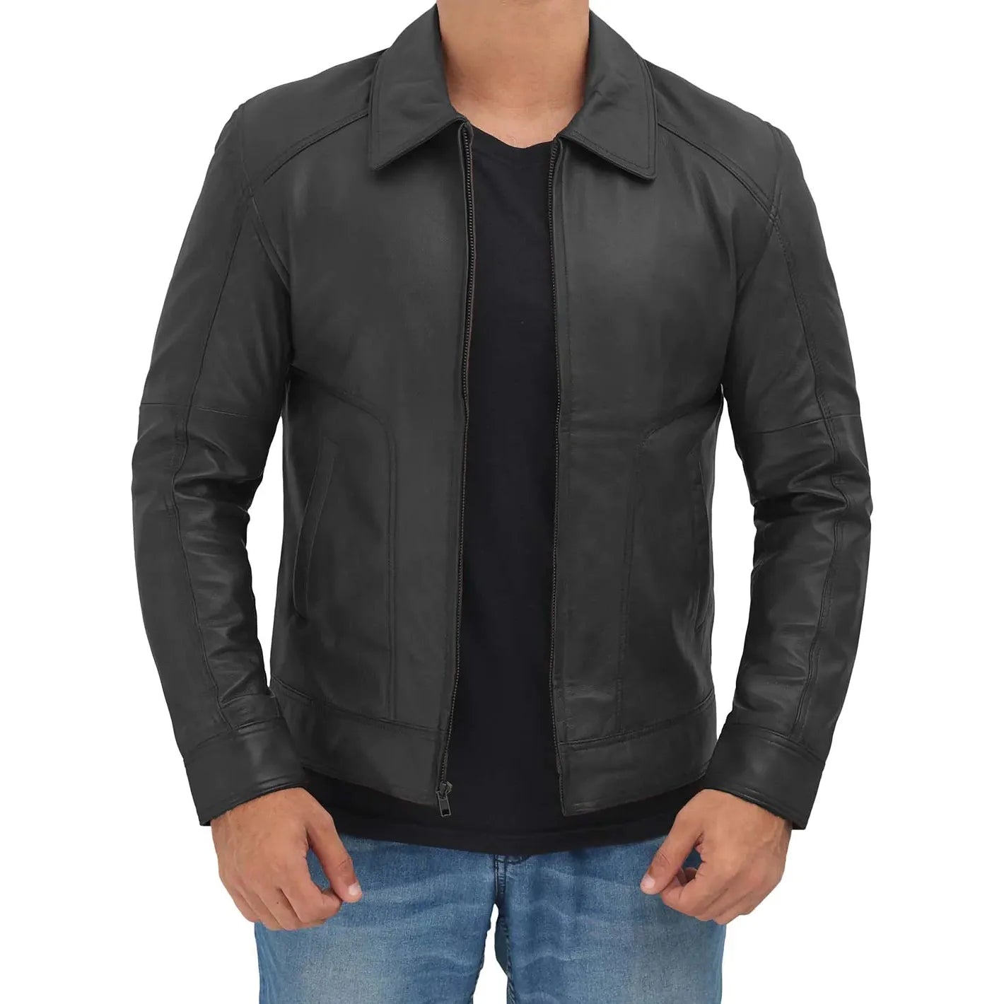 Classic men’s leather jackets
