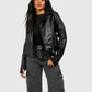 Women’s edgy biker jacket

