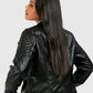 High-quality women’s leather jacket

