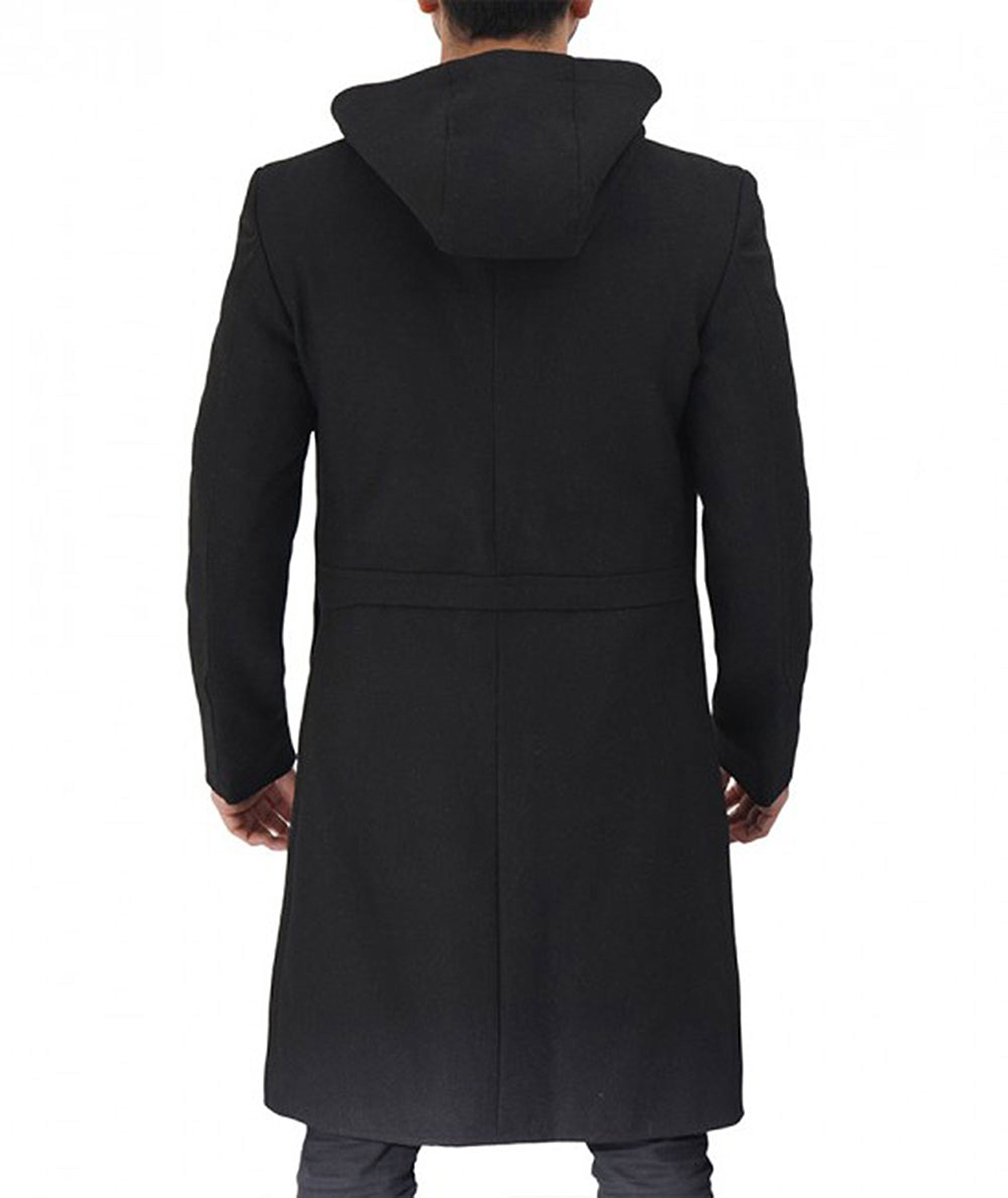 Modern fit wool coat for men
