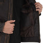 Monroe brown leather jacket
