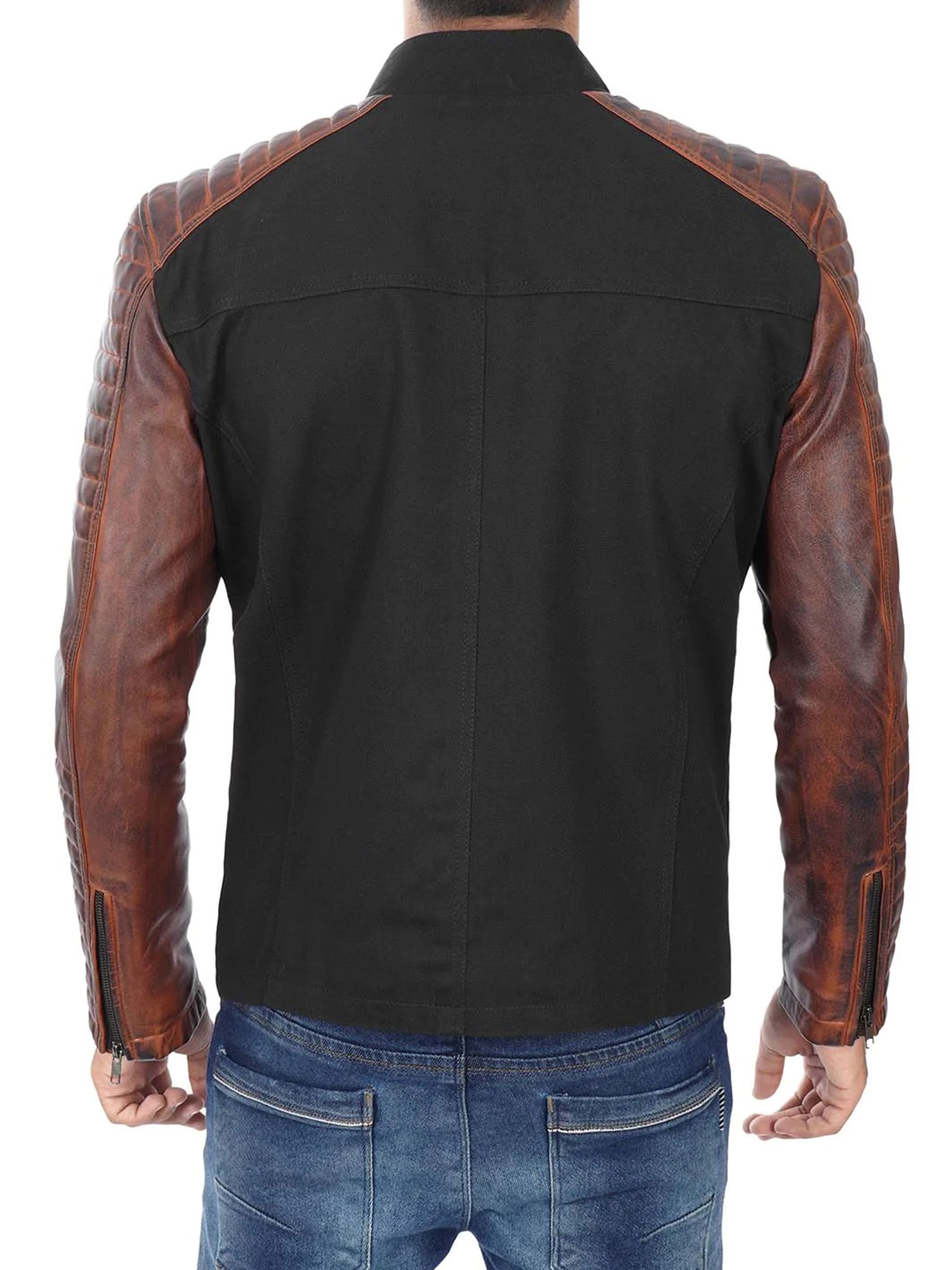 Premium cowhide leather jacket
