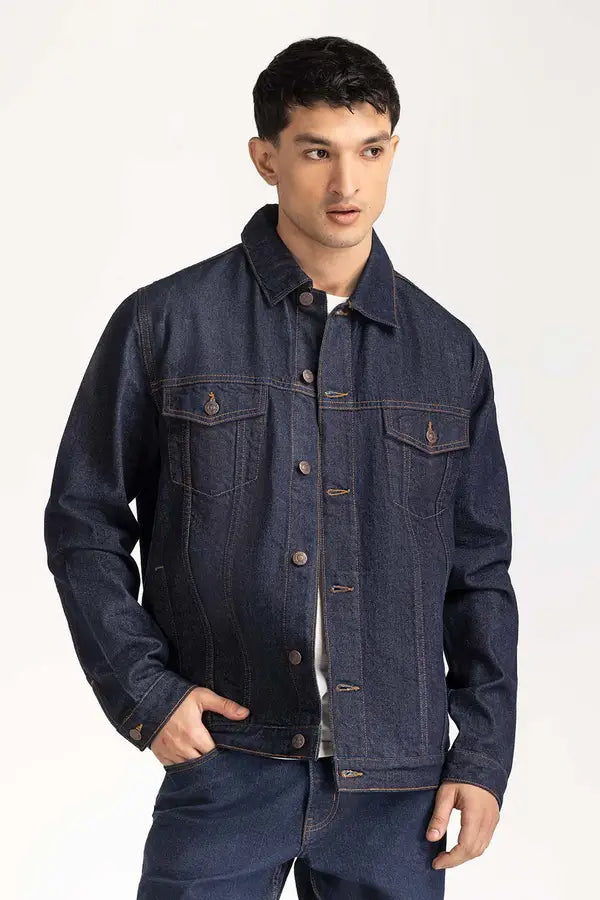 Men’s indigo denim jacket

