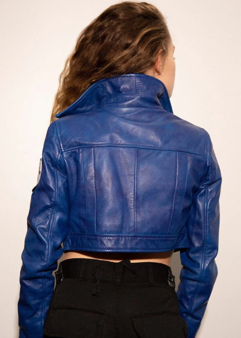 Women's Dragon Ball Z Trunks Leather Jacket