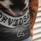 Sleeveless leather motorcycle vest
