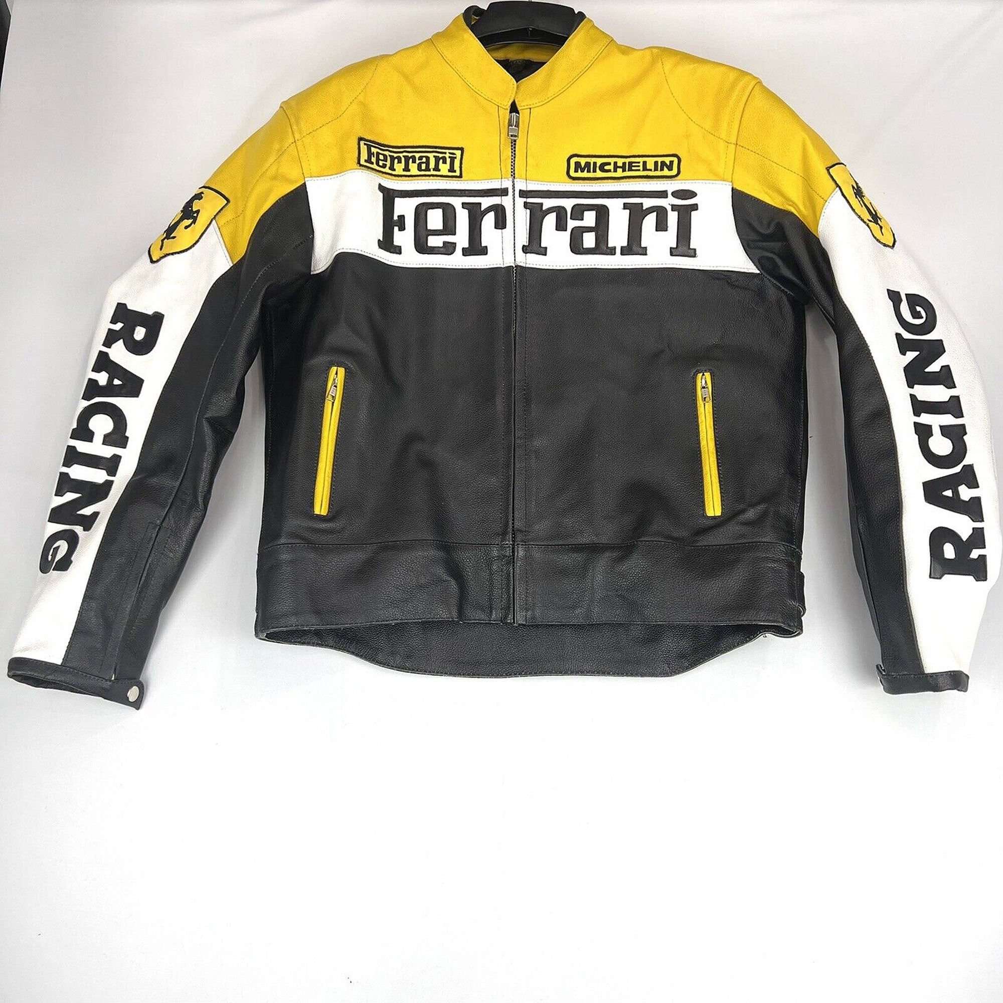 Motorsport leather jacket
