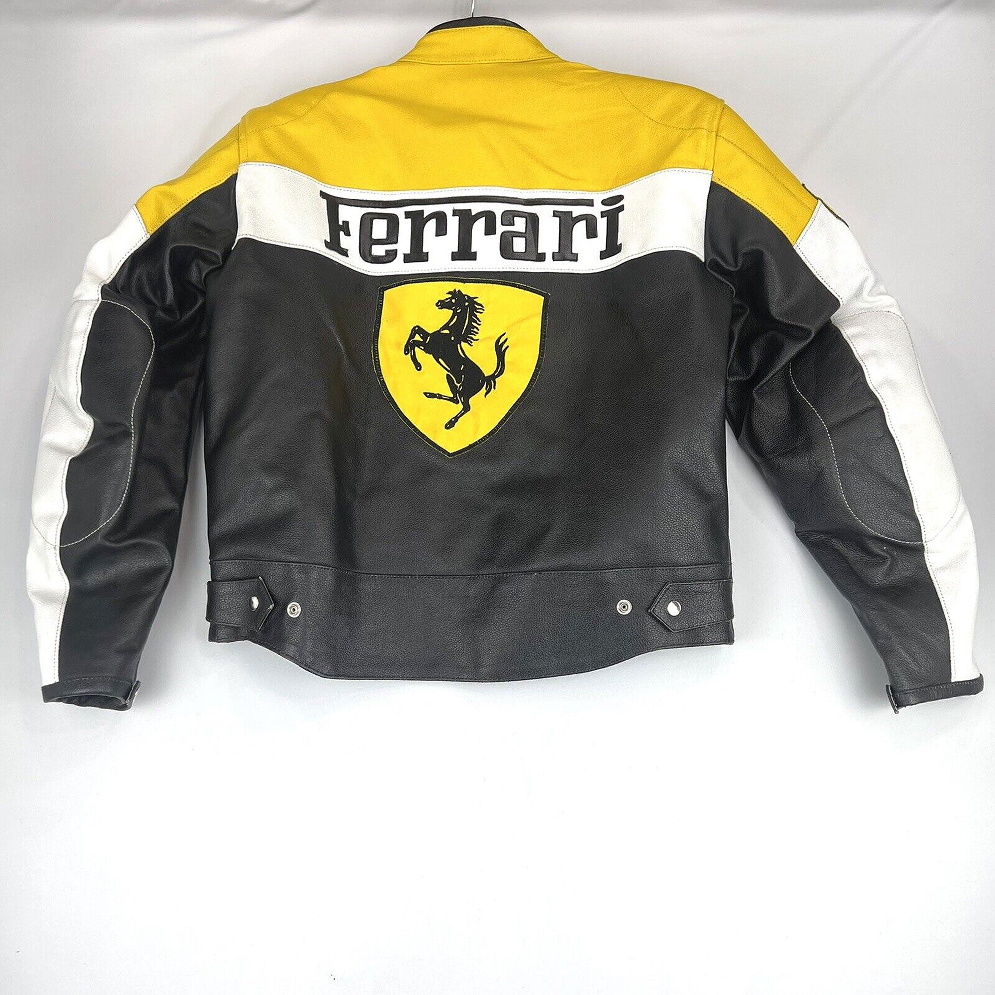 Premium Ferrari leather jacket
