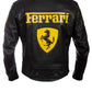 Ferrari branded motorcycle jacket
