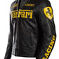 Ferrari leather racing jacket for bikers
