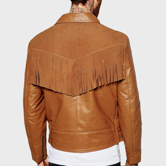 Vintage suede leather jacket