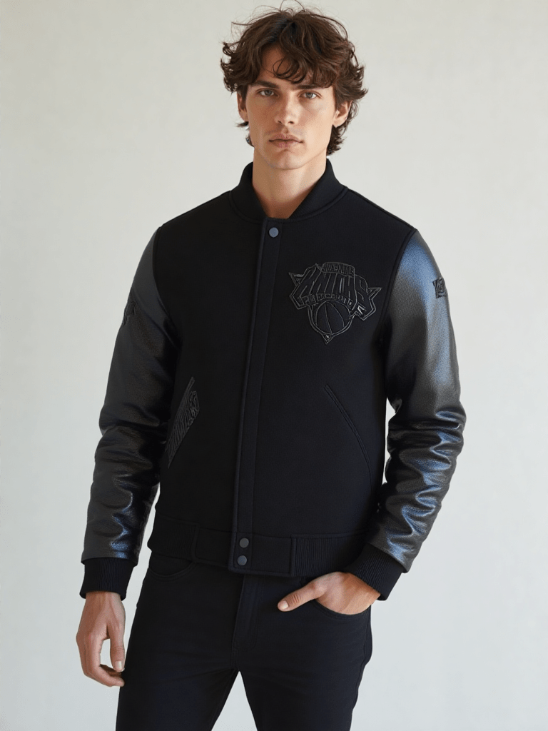 Stylish Varsity Jacket by OutfitTouch