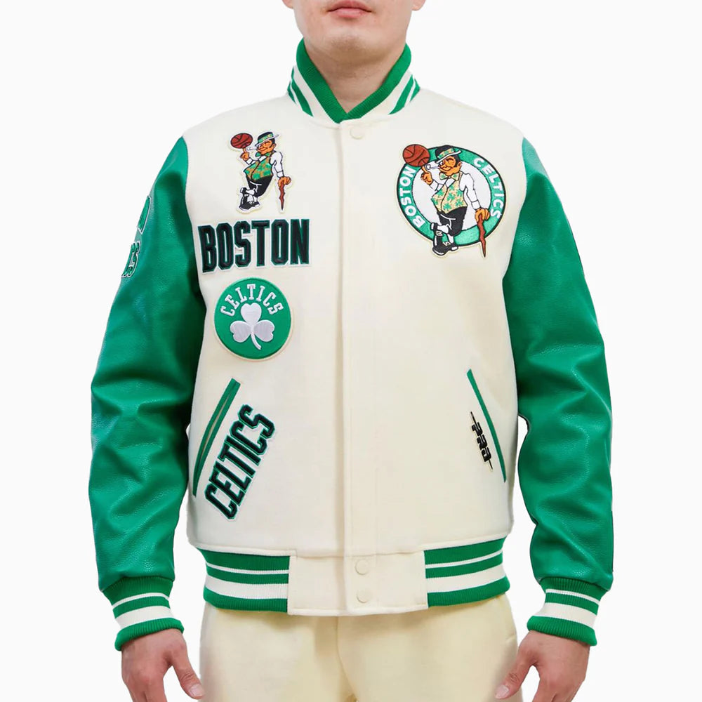 Boston Celtics varsity jacket
