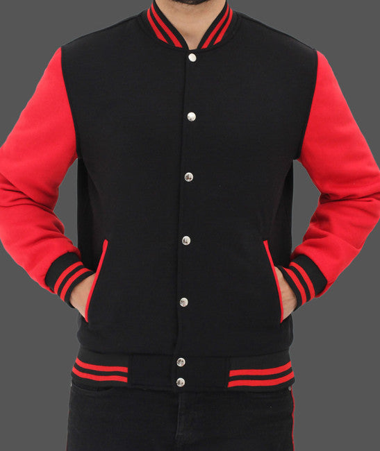 Red and black sports jacket
