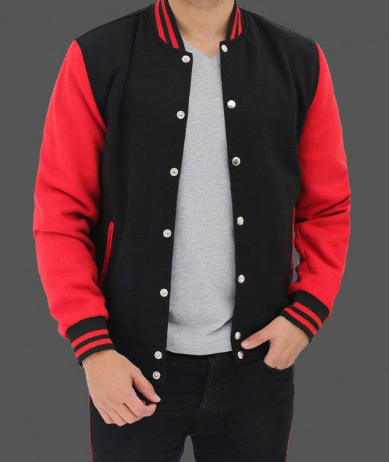 Classic varsity-style jacket
