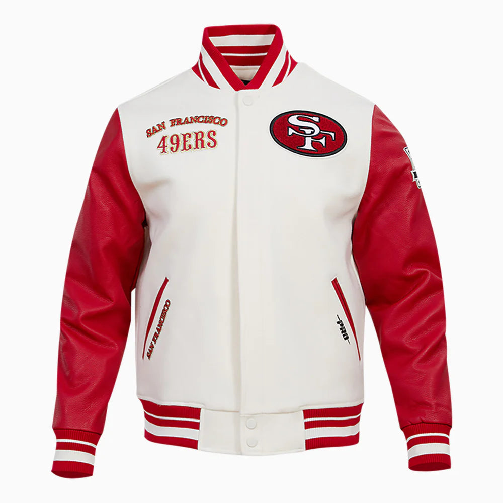 San Francisco 49ers varsity jacket
