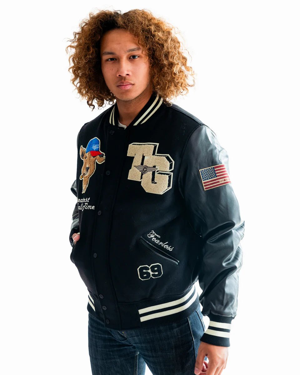 Stylish Varsity Jacket by OutfitTouch