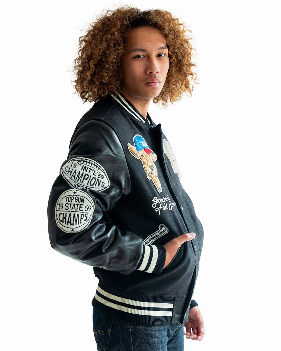Stylish Varsity Jacket by OutfitTouch