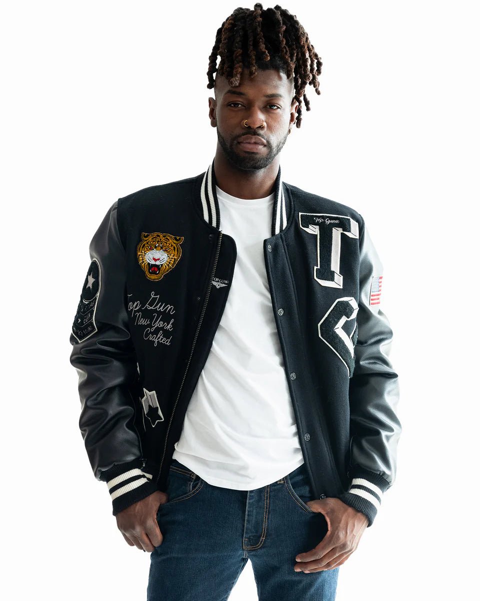 Stylish Varsity Jacket by OutfitTouch