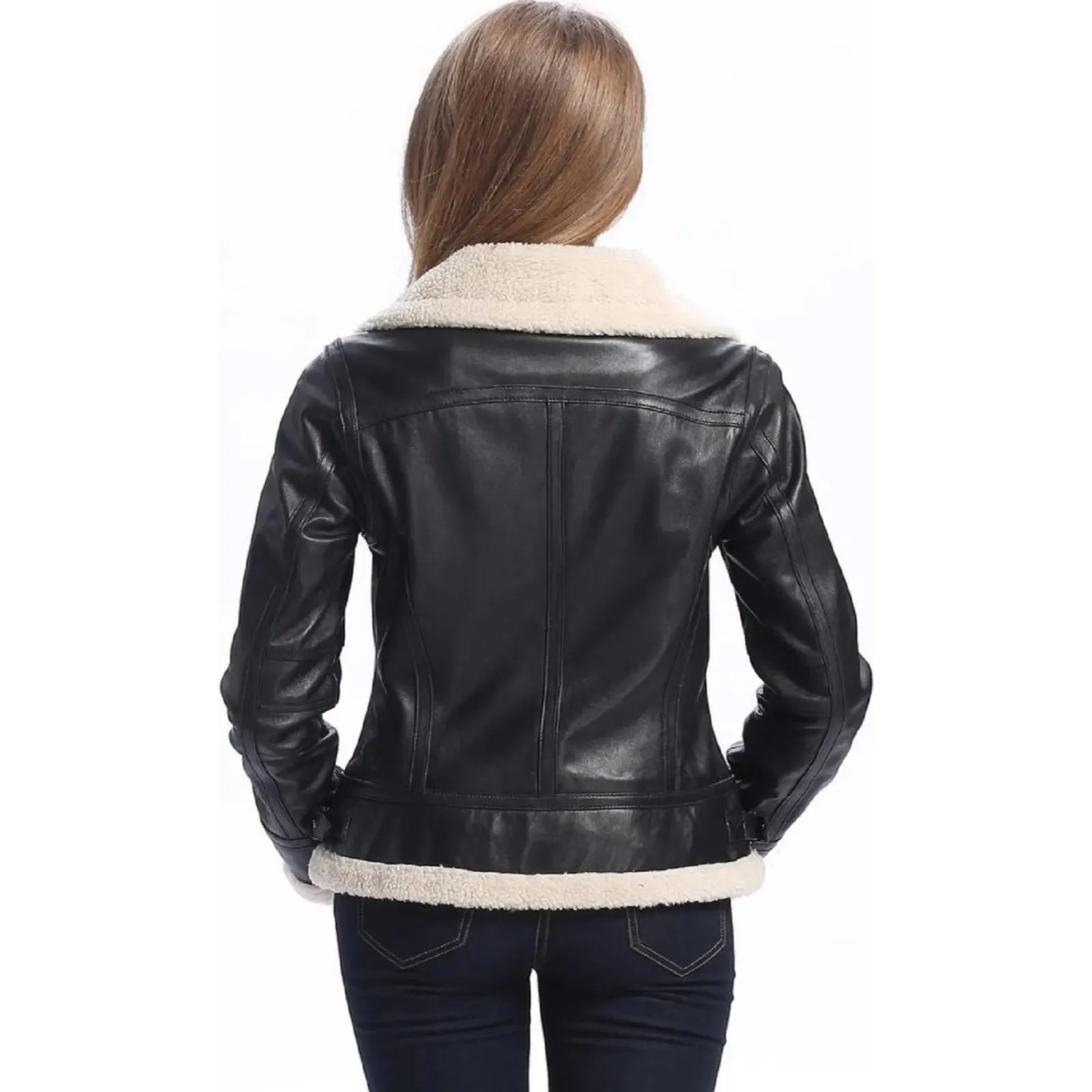 Warm leather jackets for women
